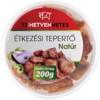 Hetvenhetes natúr étkezési tepertő