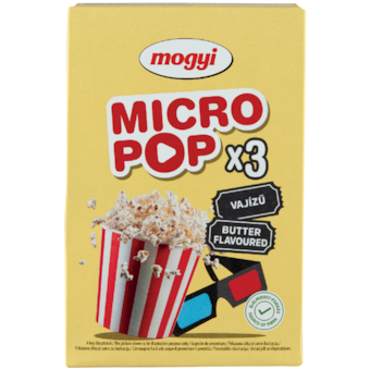 Mogyi Micro Pop pattogtatni való kukorica multipack