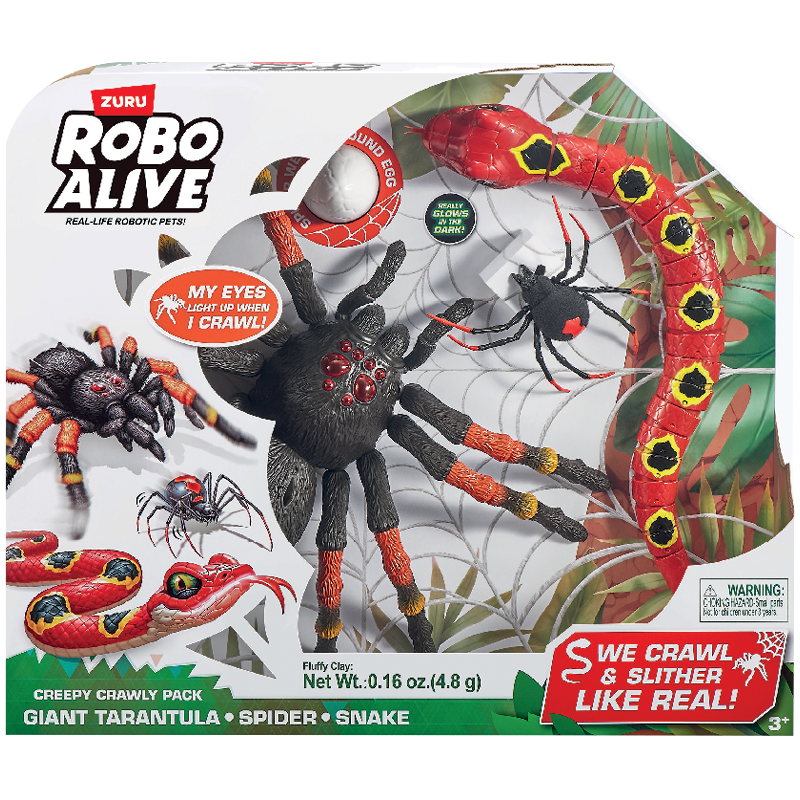Robo Alive Pók és Kígyó Szett