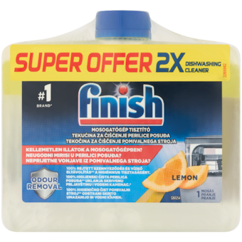 Finish mosogatógép tisztító citrom illattal