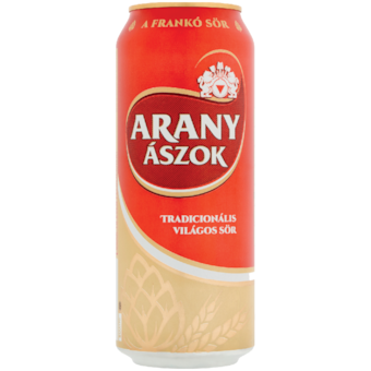 Arany Ászok dobozos világos sör