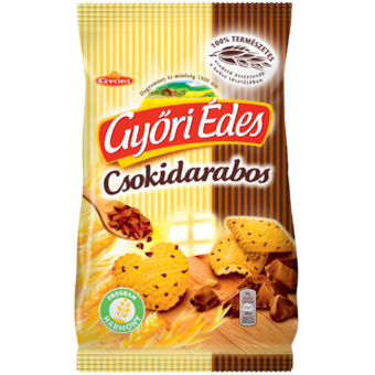 Győri Édes Csokidarabos keksz
