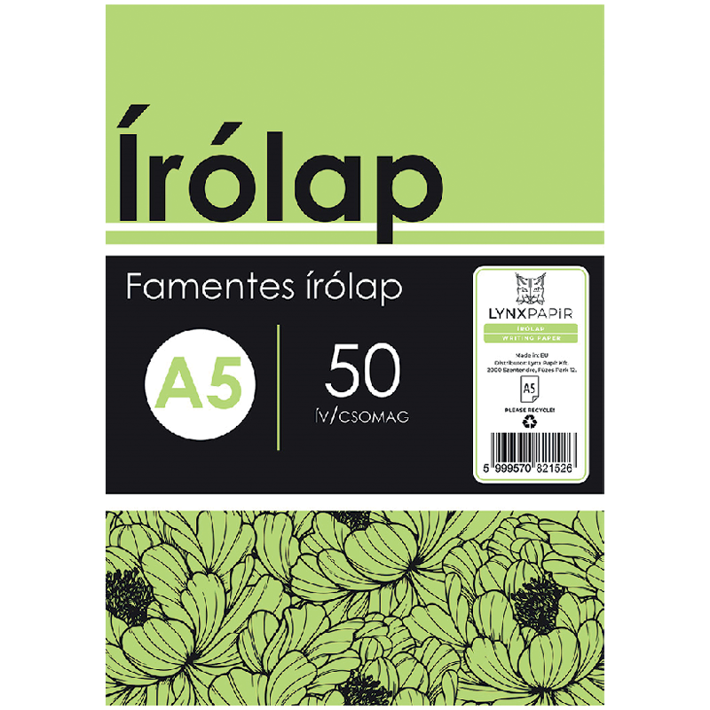 Famentes írólap*