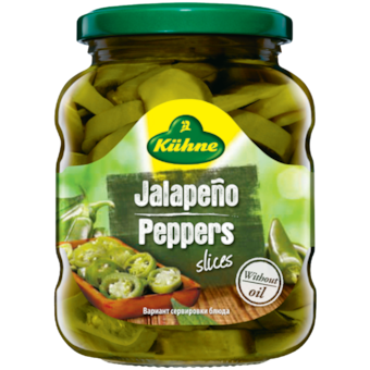 Kühne szeletelt jalapeno paprika