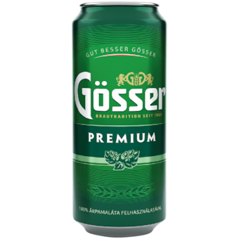 Gösser Premium minőségi világos sör