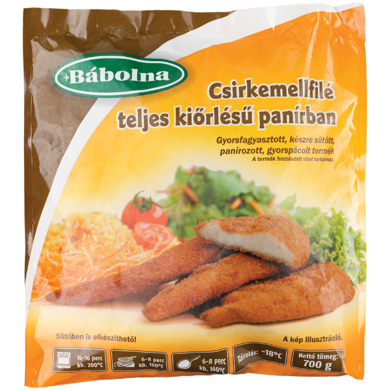 Bábolna Fagyasztott, Panírozott Csirkemell