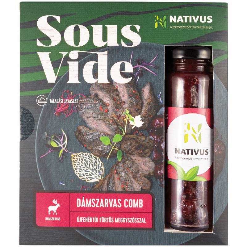 Nativus Sous-vide Dámszarvas Comb újfehértói Fürtös Meggyszósszal