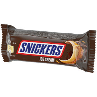 Snickers jégkrém szelet