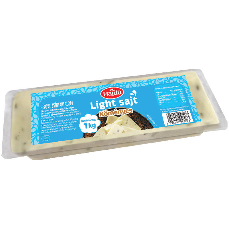 Hajdú Köményes Light Sajt