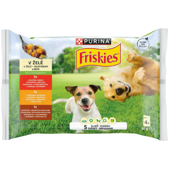 Friskies aszpikos válogatás nedves kutyaeledel