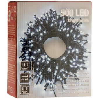 500 LED fényfüzér