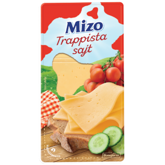 Mizo szeletelt Trappista sajt