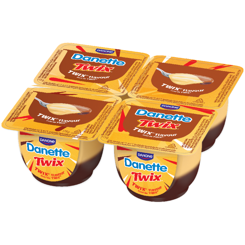 Danone Danette Twix Karamell- és Kekszízű Puding Multipack