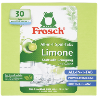 Frosch Zöldcitrom mosogatógép tabletta