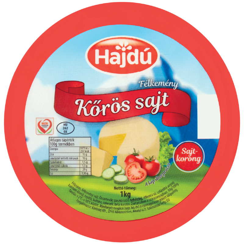 Hajdú Kőrös Sajtkorong