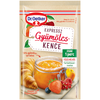 Dr. Oetker Expressz alappor gyümölcskence készítéséhez vagy dzsemfix 3:1
