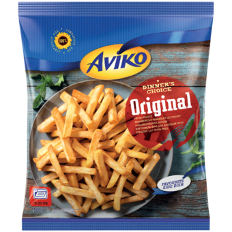 Aviko elősütött, gyorsfagyasztott hasábburgonya