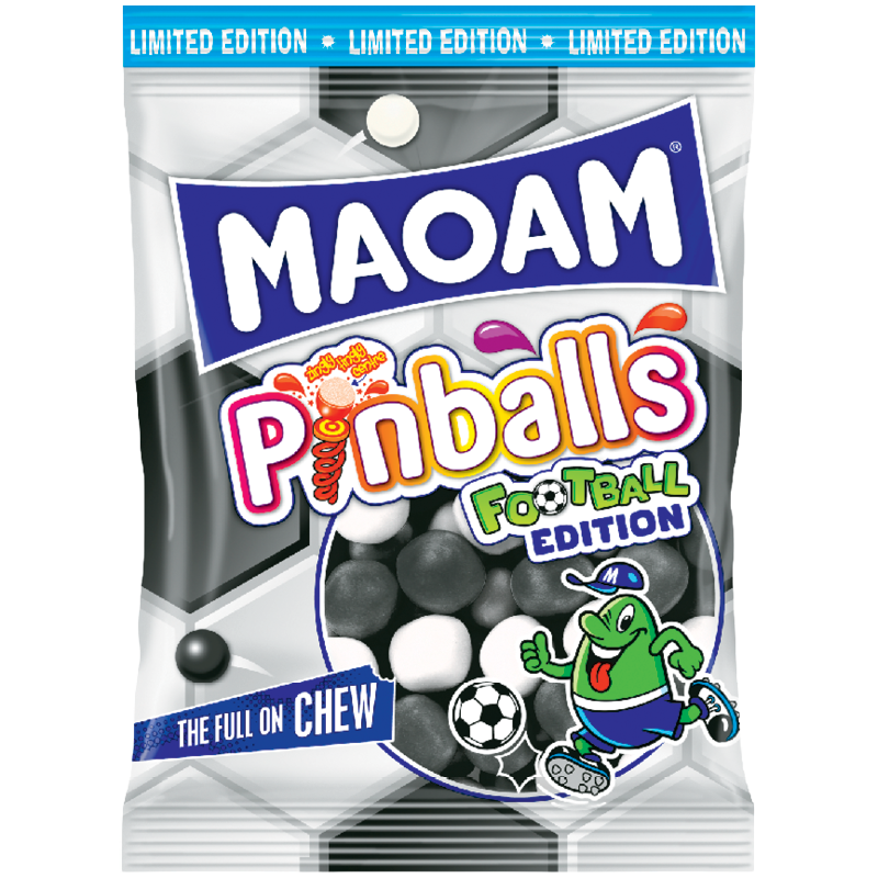 Maoam Pinballs Football Edition Olvadó Rágóbonbon