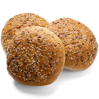 Teljeskiőrlésű hamburger buci