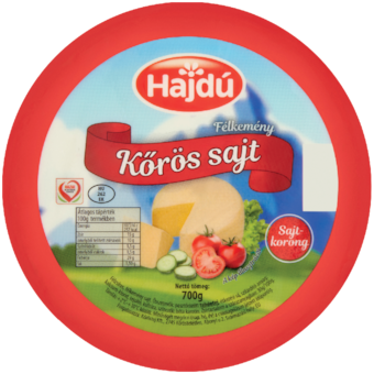 Hajdú Kőrös félkemény sajtkorong
