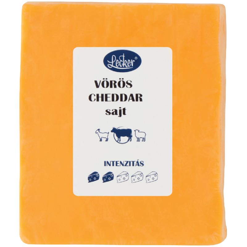 Lecker Vörös Cheddar Sajt
