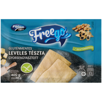Freego gluténmentes gyorsfagyasztott leveles tészta