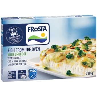 FRoSTA fagyasztott halfilé brokkolis szósszal