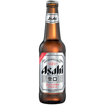 Asahi Super Dry üveges sör