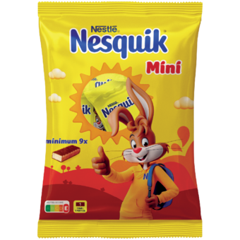 Nestlé Nesquik Mini tejcsokoládéval mártott, tejes krémmel töltött ostya