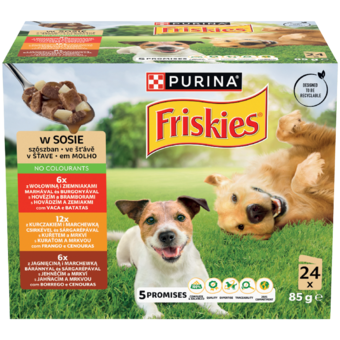Friskies szószos kutyaeledel válogatás