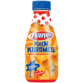 Pöttyös krémkaramell ízű tejital
