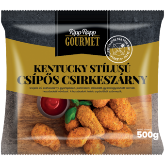 Ripp-Ropp Gourmet Kentucky stílusú gyorsfagyasztott csípős csirkeszárny