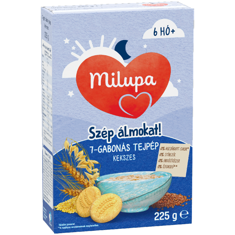 Milupa Szép álmokat, Jó Reggelt Vagy Natúr Tejpép