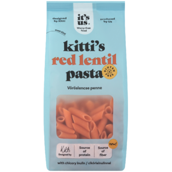 It's Us Kitti's gluténmentes vöröslencse száraztészta
