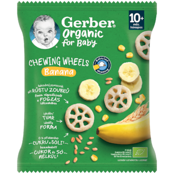 Gerber chewing wheels banános gabonasnack