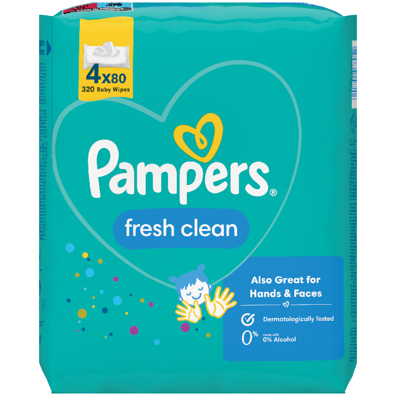 Pampers Nedves Baba Törlőkendő Multipack