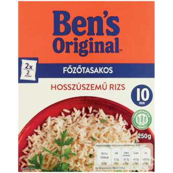 Ben's Original főzőtasakos hosszúszemű rizs
