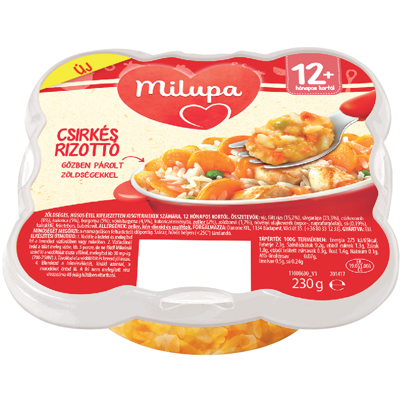 Milupa Csirkés Rizottó
