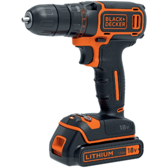 Black+Decker akkumulátoros fúró-csavarozó