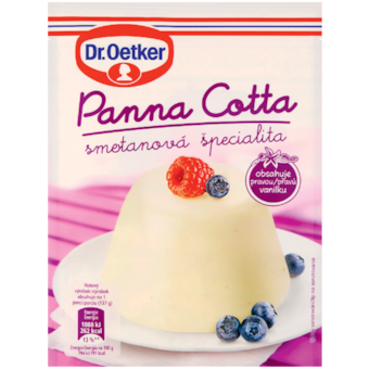 Dr. Oetker krémpor Panna Cotta készítéséhez