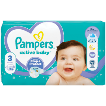 Pampers Active Baby Mega Pack pelenka