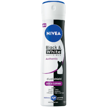NIVEA Black & White Invisible Authentic dezodorspray