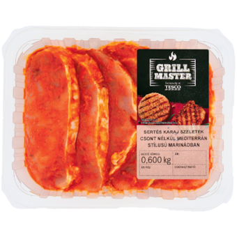 Grill Master mediterrán fűszerezésű szeletelt sertéskaraj