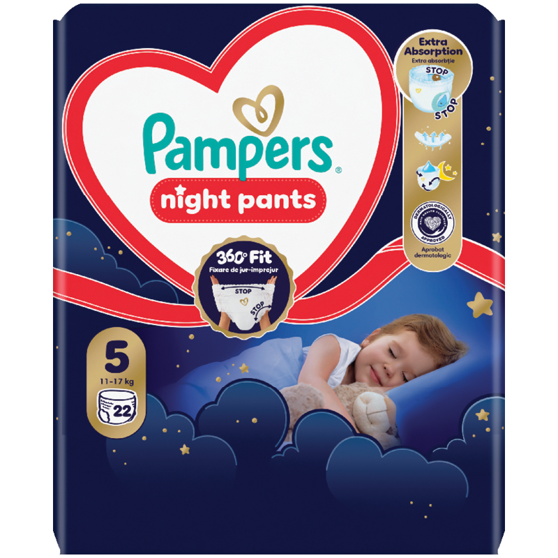 Pampers Night Pants éjszakai Bugyipelenka