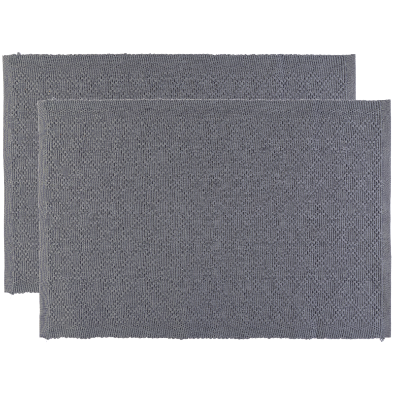 Szürke Textil Tányéralátét