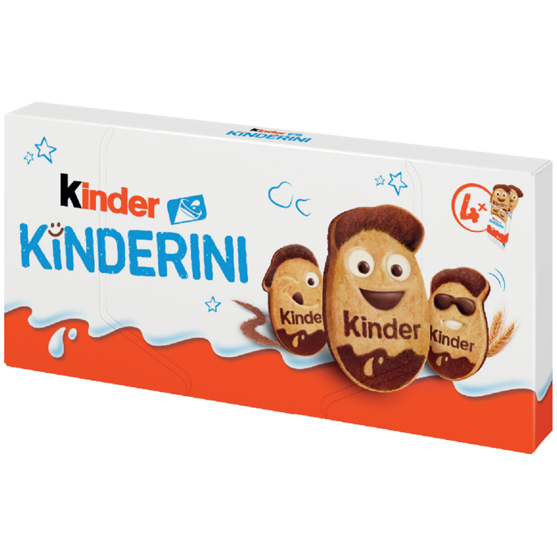Kinder Kinderini Keksz Tejes és Kakaós Díszítéssel