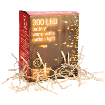 300 LED fényfüggöny elemmel*