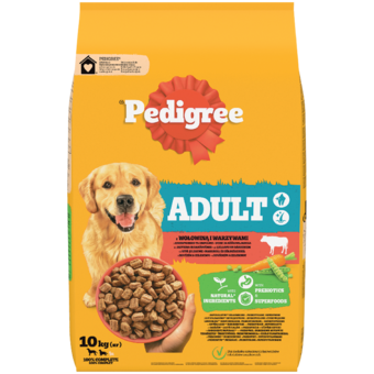 Pedigree teljes értékű szárazeledel felnőtt kutyák számára marhával és zöldségekkel
