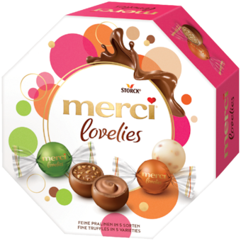 Merci Lovelies csokoládé bonbon