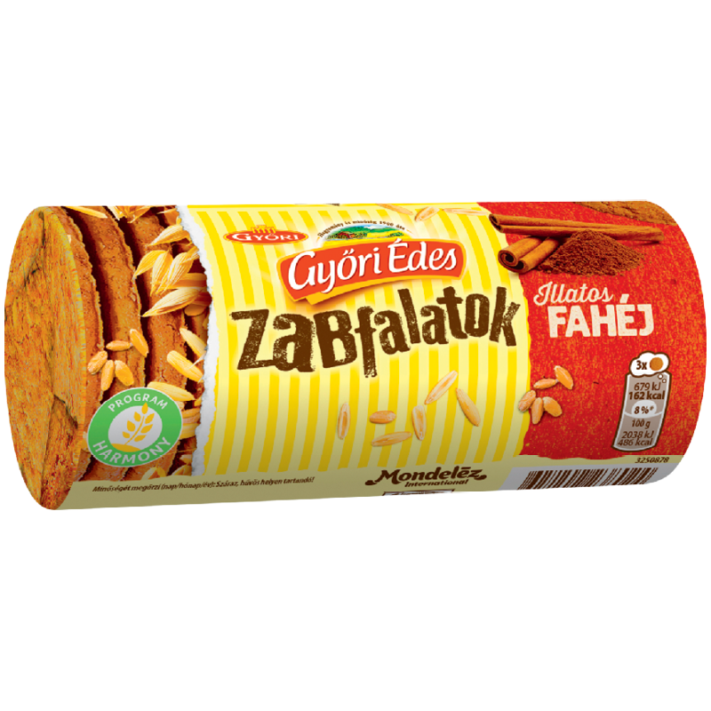 Győri édes Zabfalatok Keksz